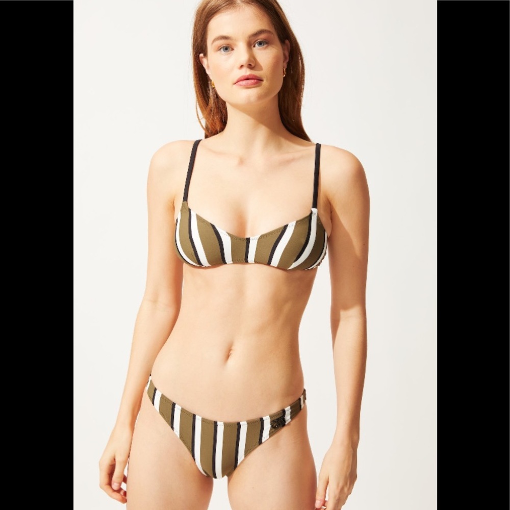 Solid & Striped NWT The Rachel bikini top&bottom S